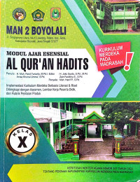 Image of Modul Ajar Esensial Al-Qur'an Hadist Kelas X
