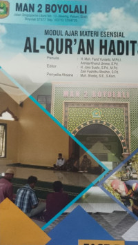 Image of MODUL AJAR ESENSIAL ALQURAN HADIST KELAS 12
